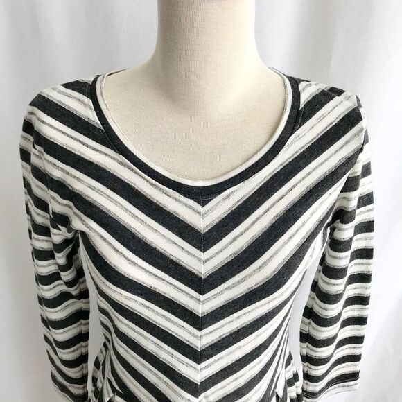 Anthropologie Puella New Chevron skater Dress XS - Picture 3 of 12
